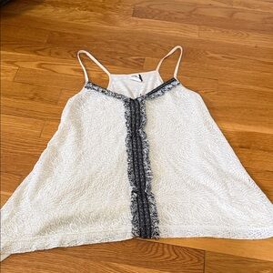 White spaghetti strap top